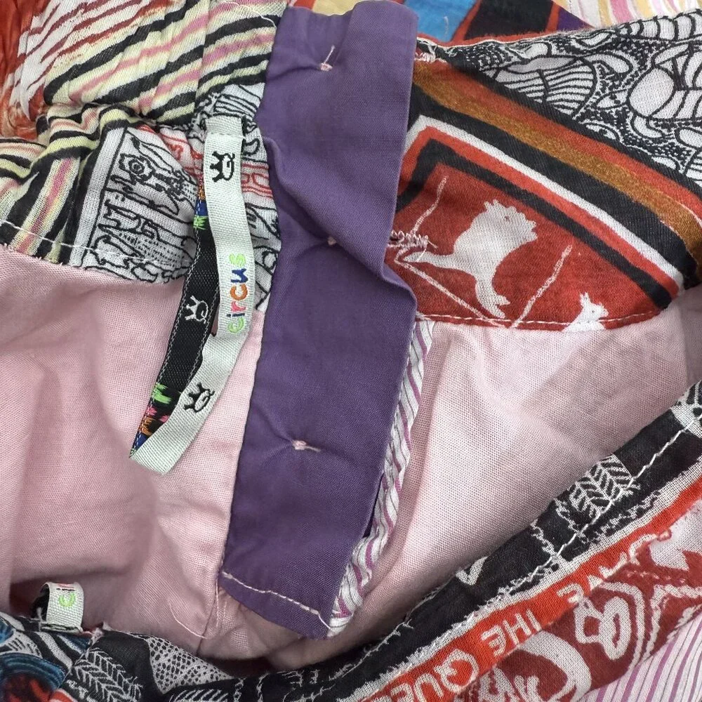 Save the Queen Patchwork Cotton Lined Skirt Size 6 - Picture 9 of 9